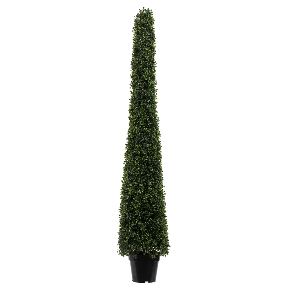 Vickerman 5' Potted Boxwood Cone UV - TP192060