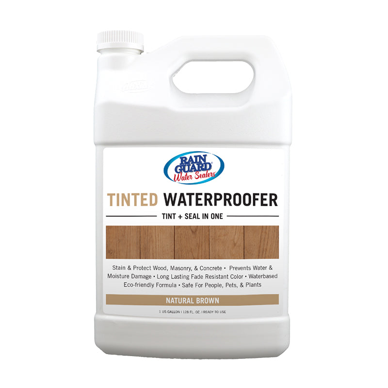 Tinted Waterproofer Natural Brown 1 Gallon