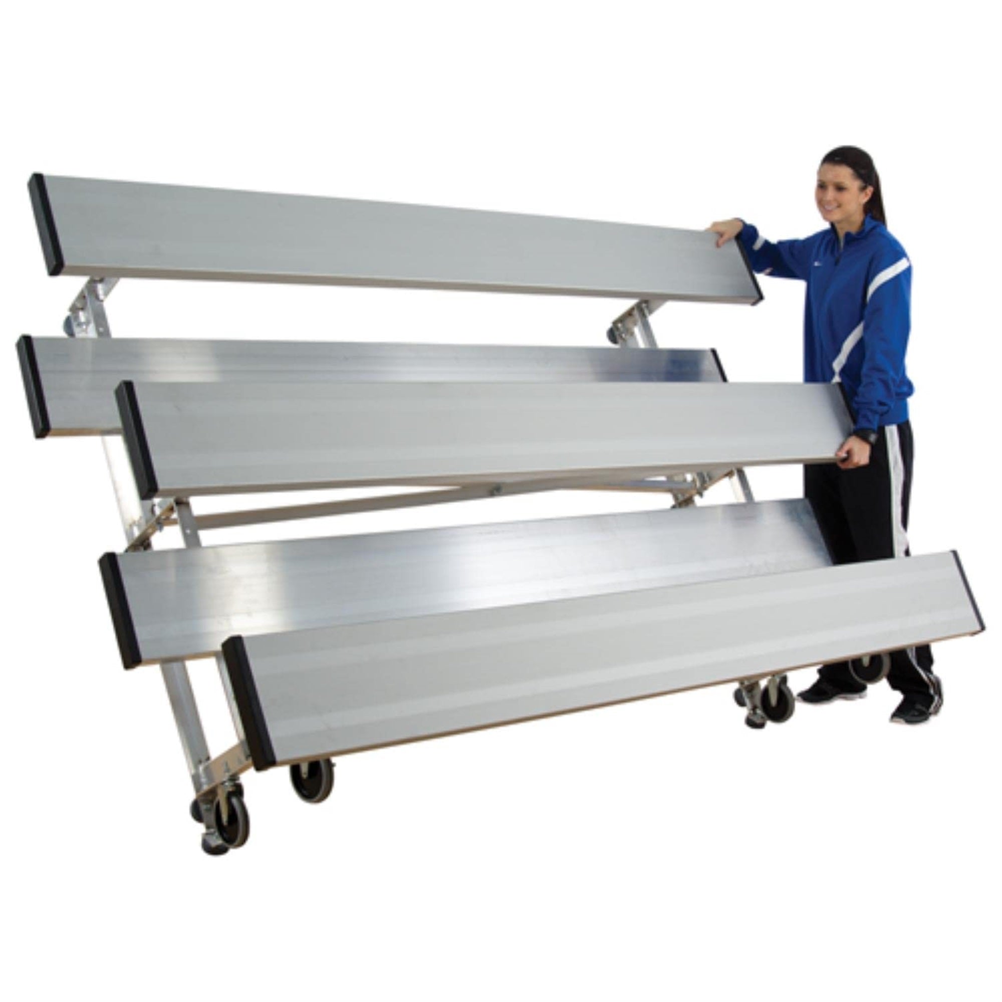 BSN Sports 3 Row 8' Tip n' Roll Bleacher (Seats 15) (EA)