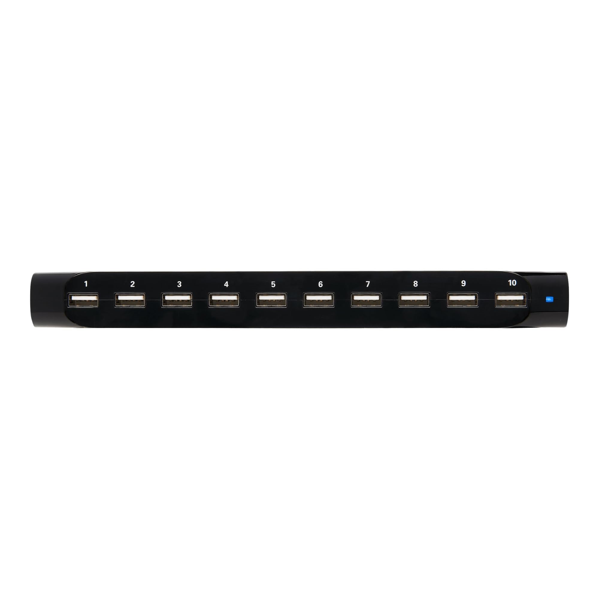TRIPP LITE 10-Port USB Charging Station Dock with Storage Slots for Tablet iPhone iPad & Laptops (U280-010-ST),Black