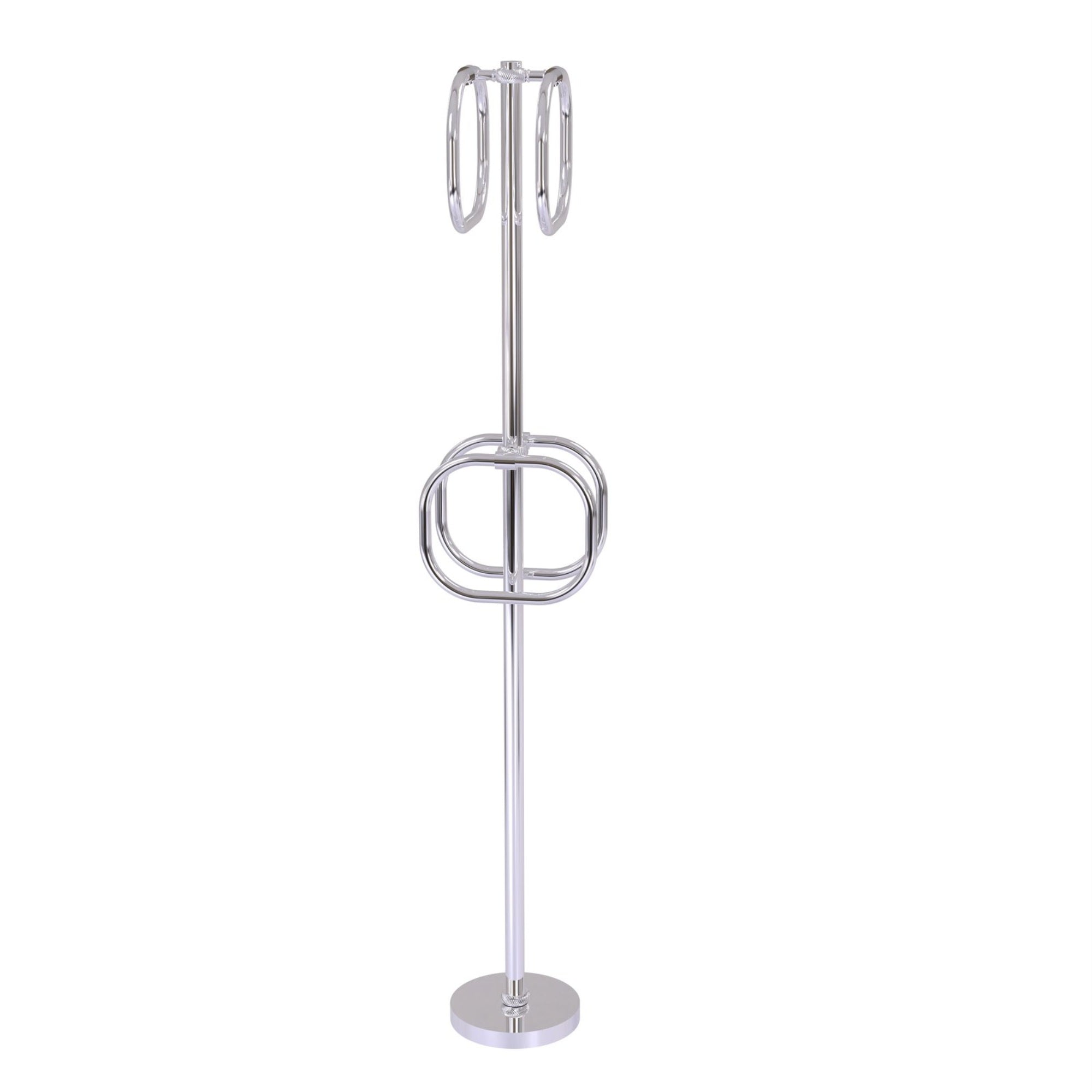 Towel Stand With 4 Integrated Towel Rings - Ts-40T-Pc