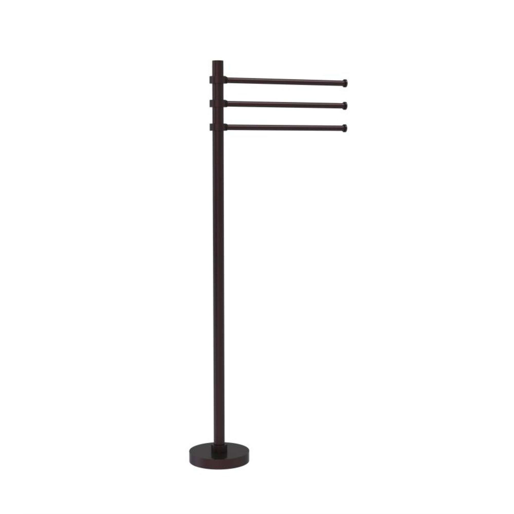 Towel Stand With 3 Pivoting 12 Inch Arms - Ts-45-Abz