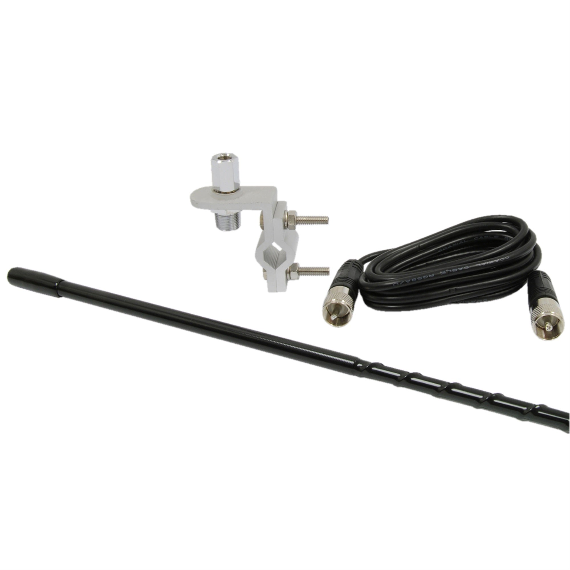 3' Cb Ant Mount Kit W.9' Cable-Black