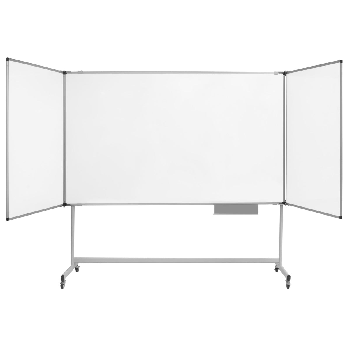 Industrial Mobile Magnetic Trio Dry-Erase Board Easel