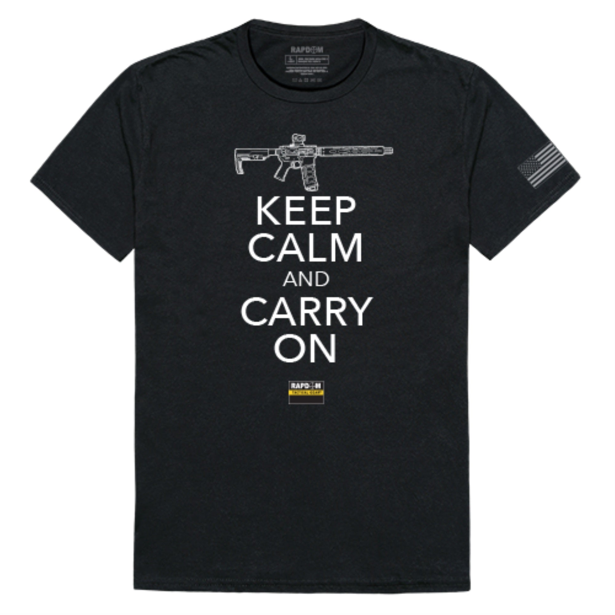 Tactical Graphic Tees, Carry On, Black, L