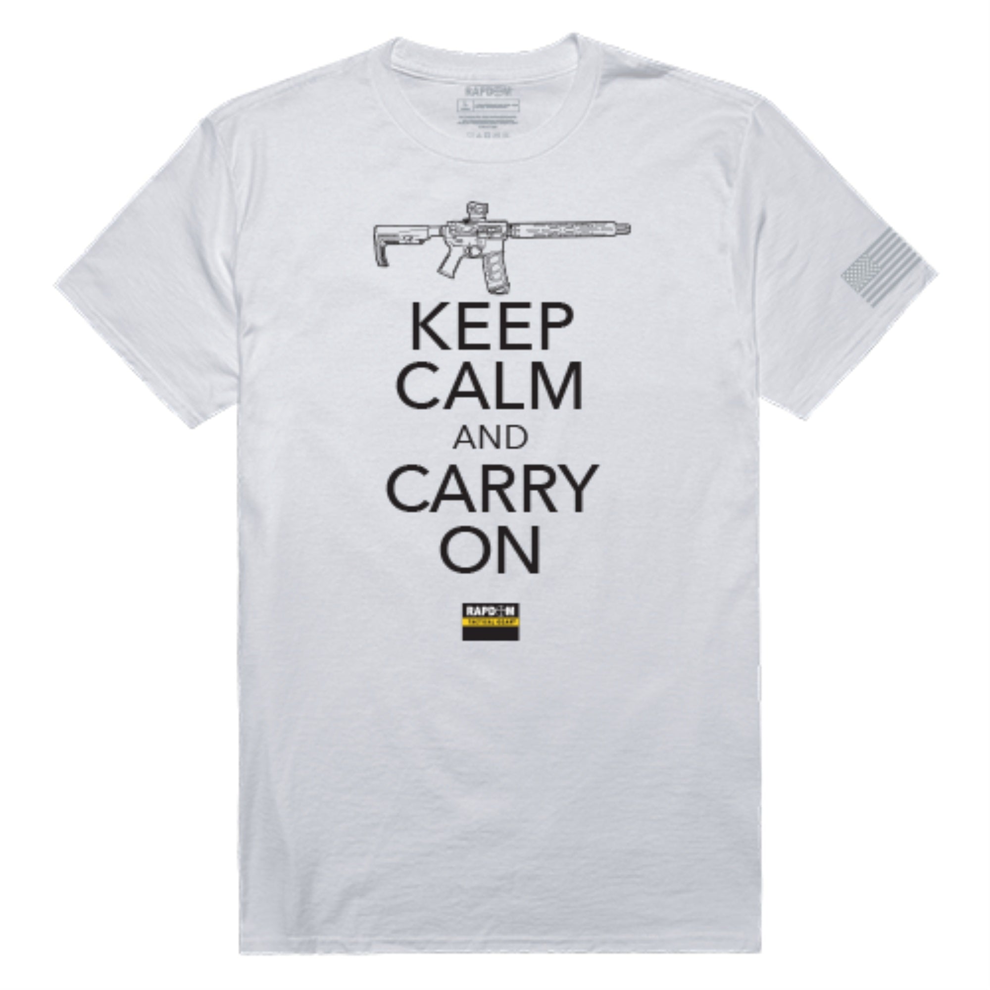 Tactical Graphic Ts, Carry On, White, L