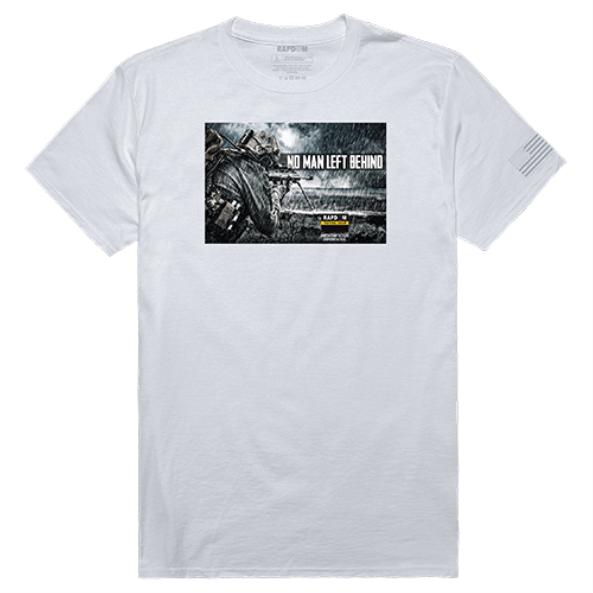 Tactical Graphic T, No Men Left, White, M