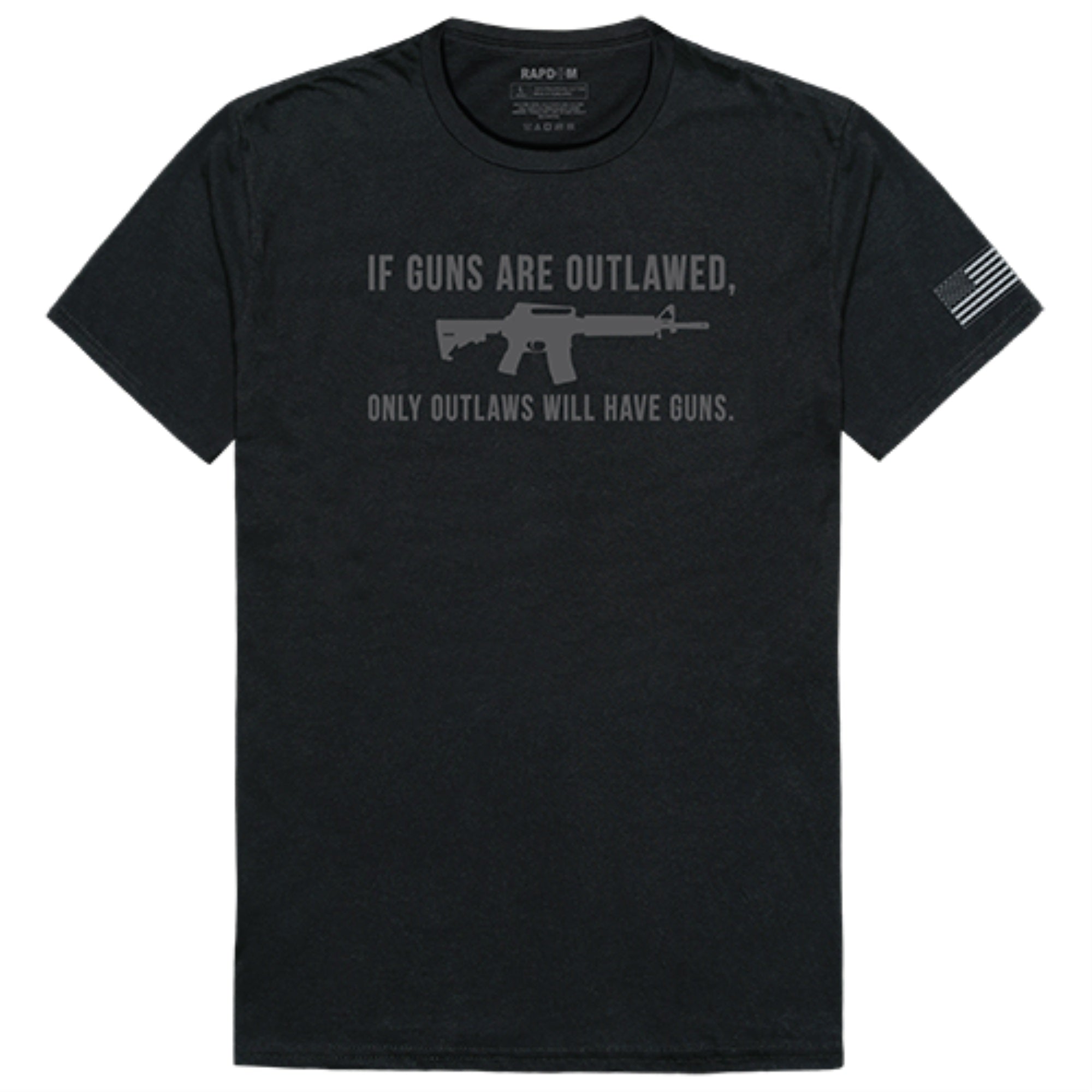 Tactical Graphic T, Outlawed, Black, L