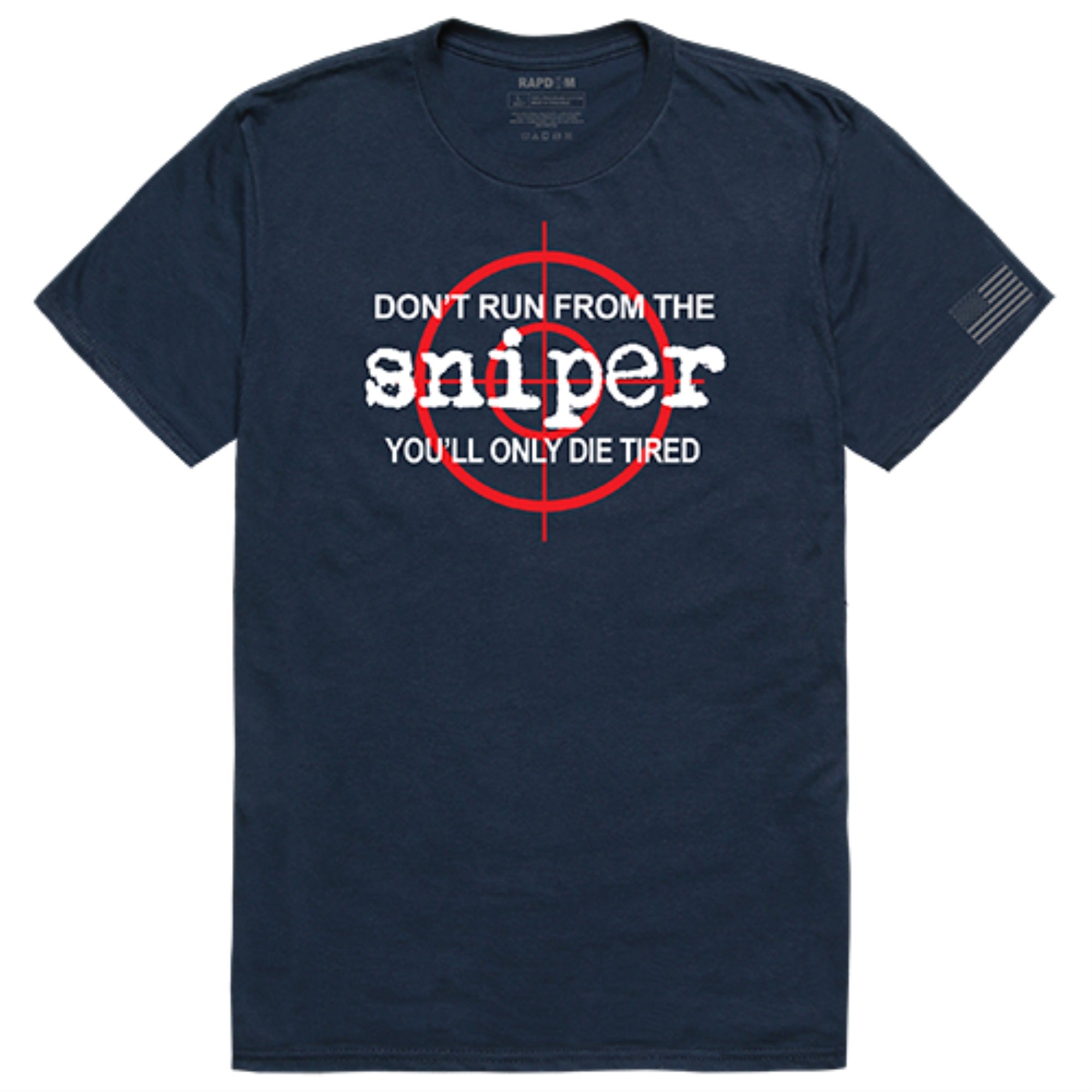 Tactical Graphic T, Sniper, Navy, M