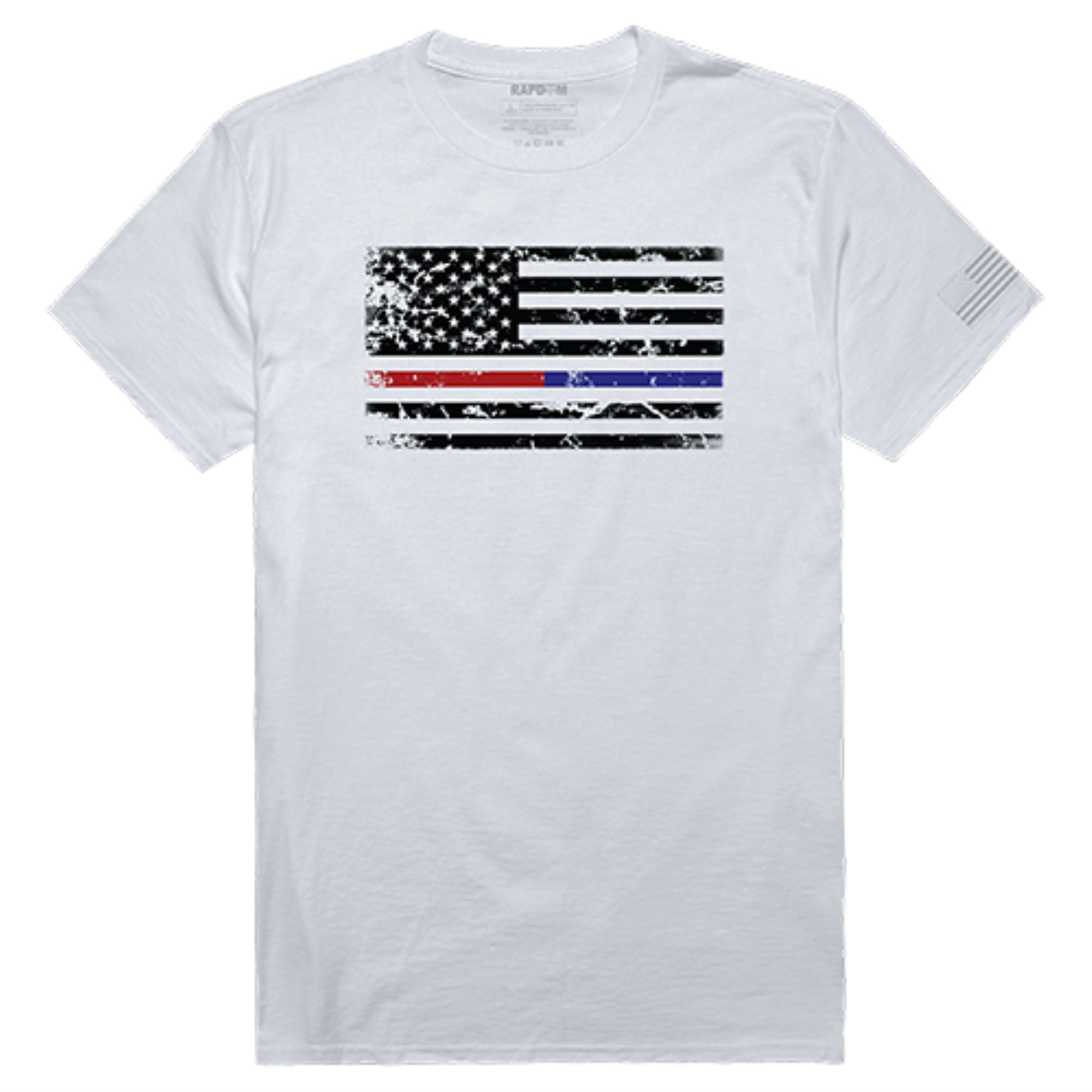Tac.Graphic T, TRL/TBL Dual Flag, White, M