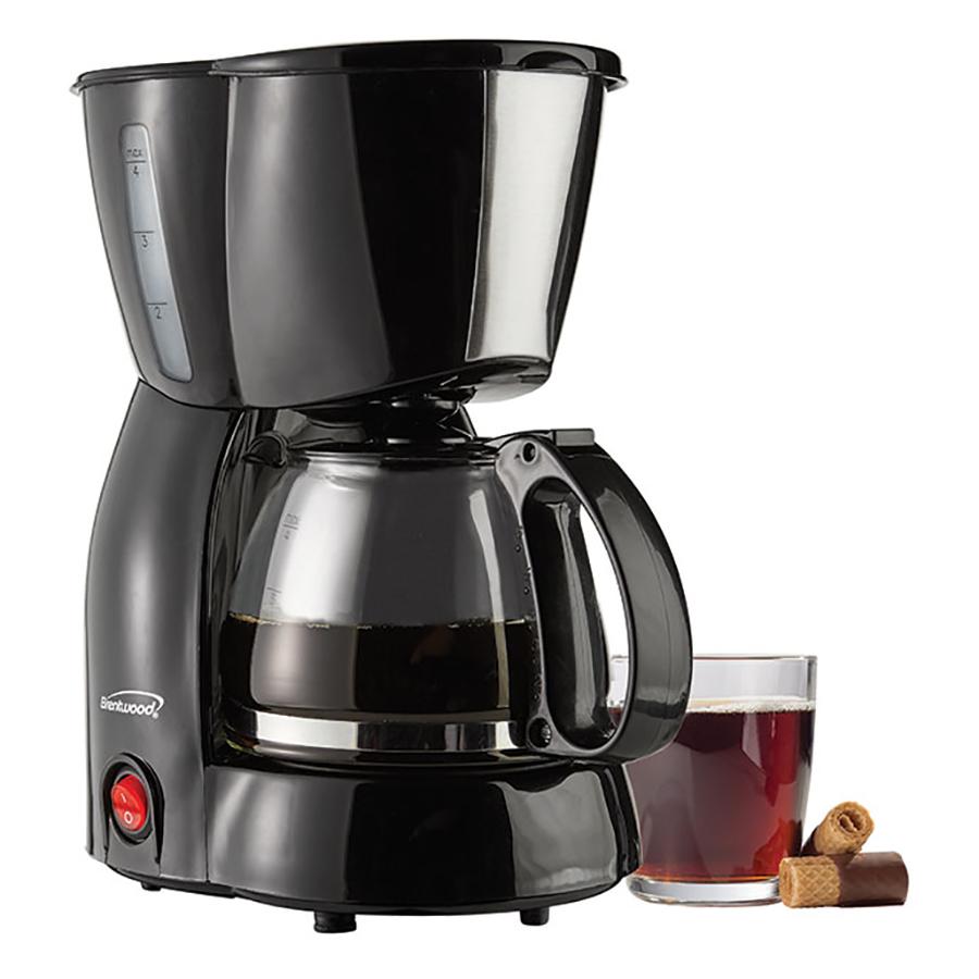 BRENTWOOD 4-CUP COFFEE MAKER - BLACK