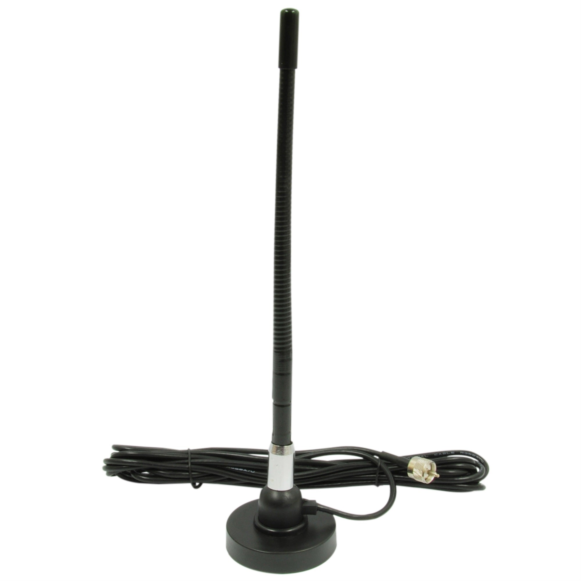Truckspec Tsrd66730 12-Inch Magnet Mount Heavy Duty Rubber Duck Antenna Kit Cb Amateur Radio Kit-Black