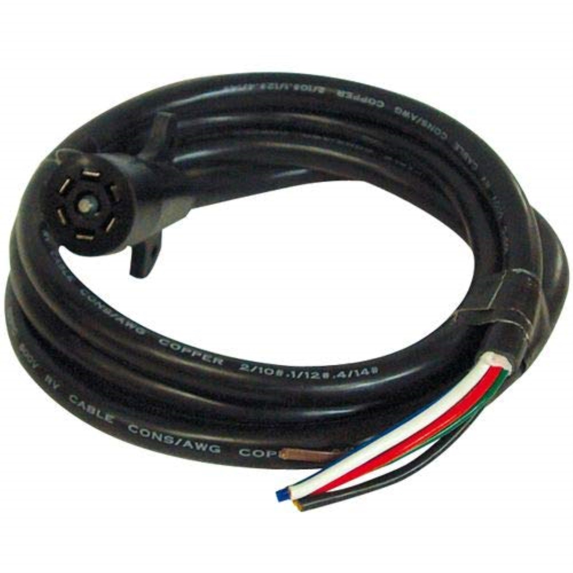 7-Way Trailer Cord 8Ft