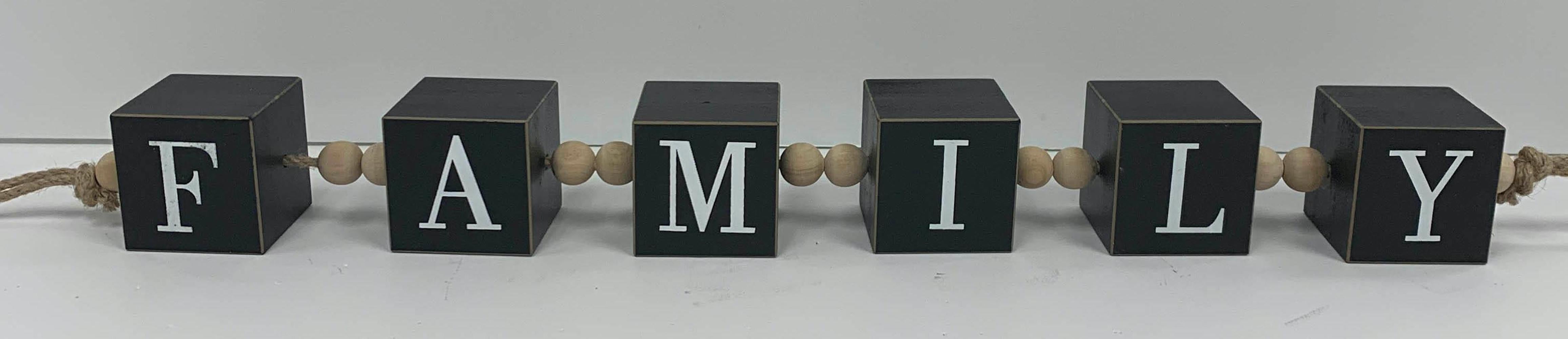 Family Word Block