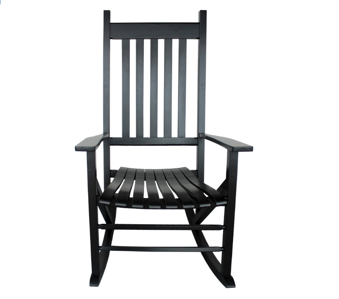 Heartland Rocker- 5 Slat Black