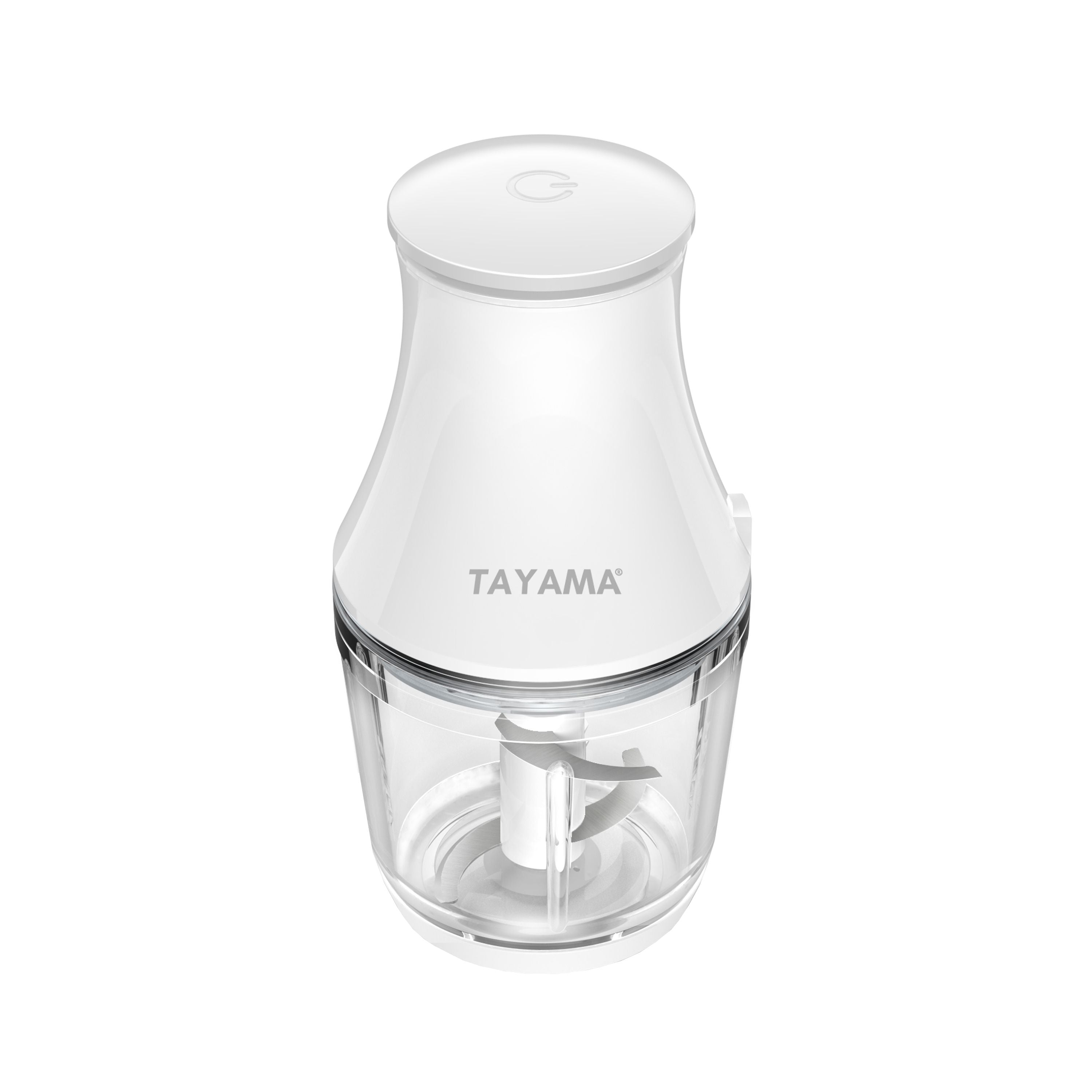 Tayama 2.5-Cup White Mini Chopper 4-Layer Blade Food Processor