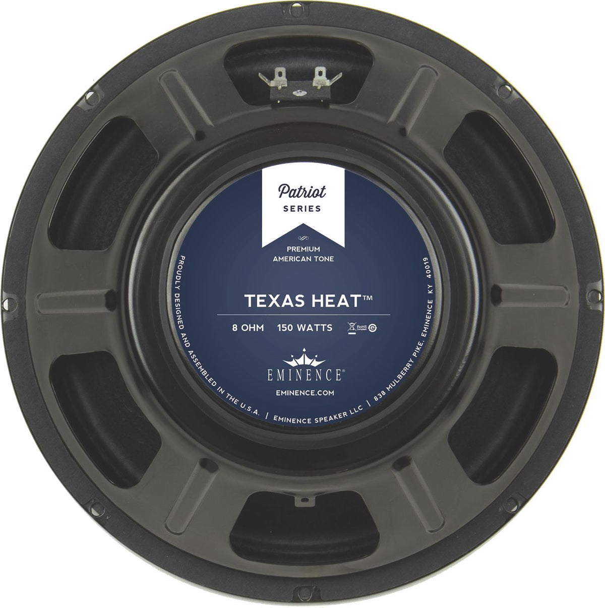 12-In, 8 Ohms, 150W, Recommended For American Rock, Blues, & Southern Rock-In