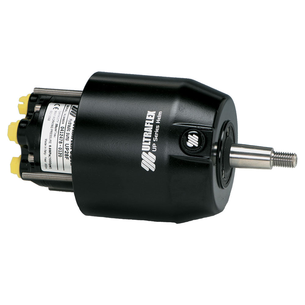 Uflex Up28Fm Front Mount Helm 1.7 Cu 3/4' Tapered Ss Shaft