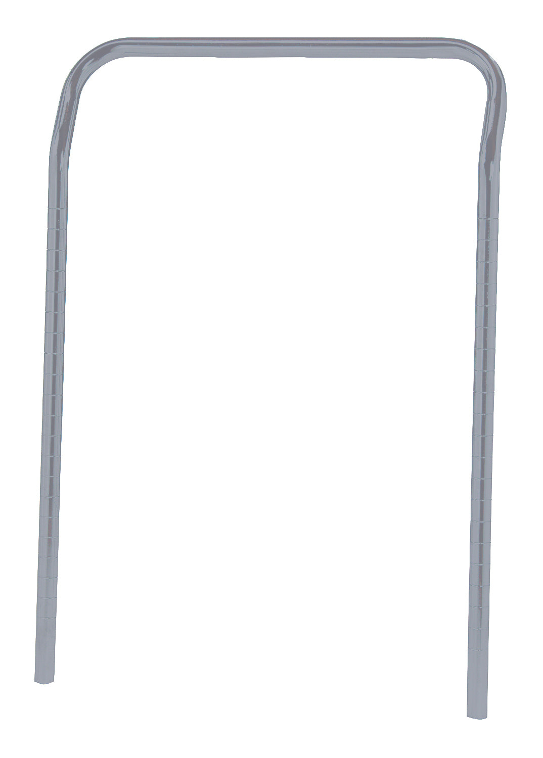 U-Handle, 21"W x 31-1/2"H, gray epoxy antimicrobial finish