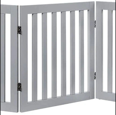 Ergode Foldable Pet Gate - White, Versatile, Secure, And Portable