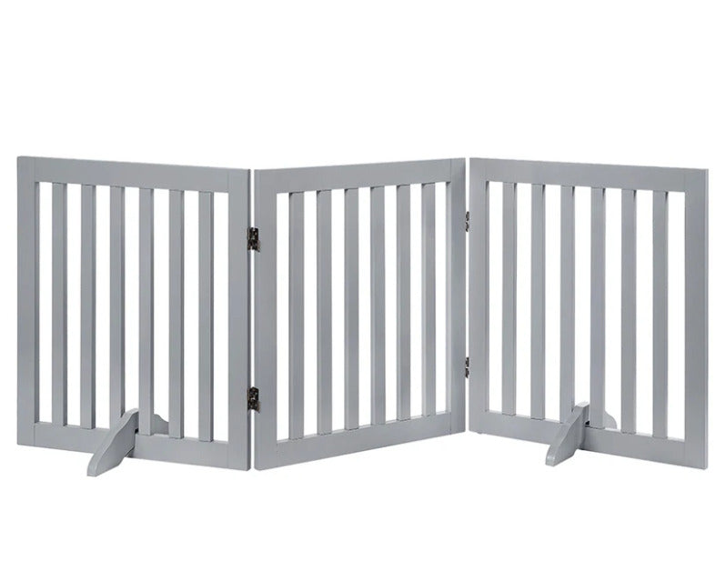 Ergode Grey Pet Gate: Freestanding, Foldable, And Secure