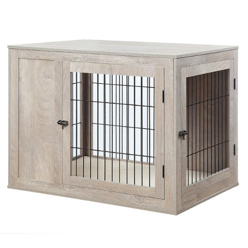 Ergode Small Dog Crate: Weathered Grey, Cushioned & Reliable