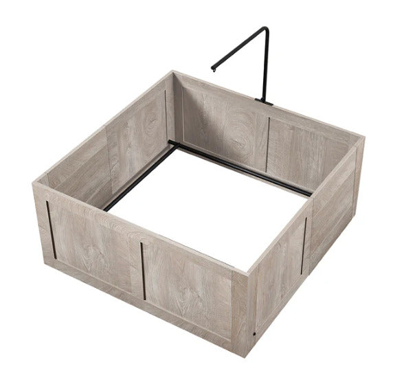 Stylish Grey Whelping Box For Dogs - Spacious And Safe
