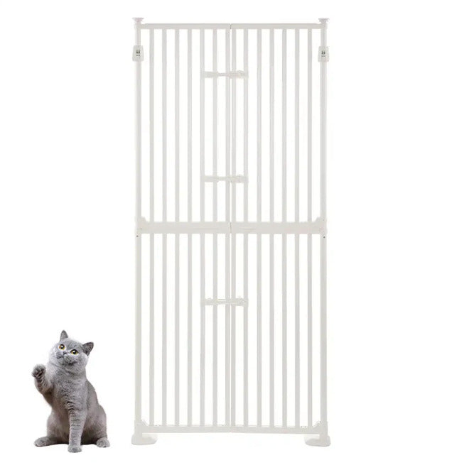 Ergode Extra Tall Cat Gate - Stylish, 74' Height, White