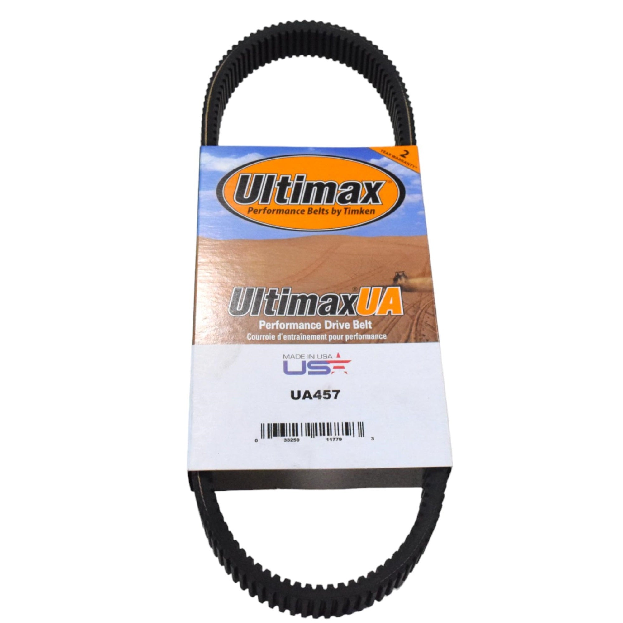 Ultimax Ua457 Drive Belt For Polaris Ranger, Rzr Trail, And Ace Oem Replacement For 3211143, 3211169, 3211206 (Made In Usa)