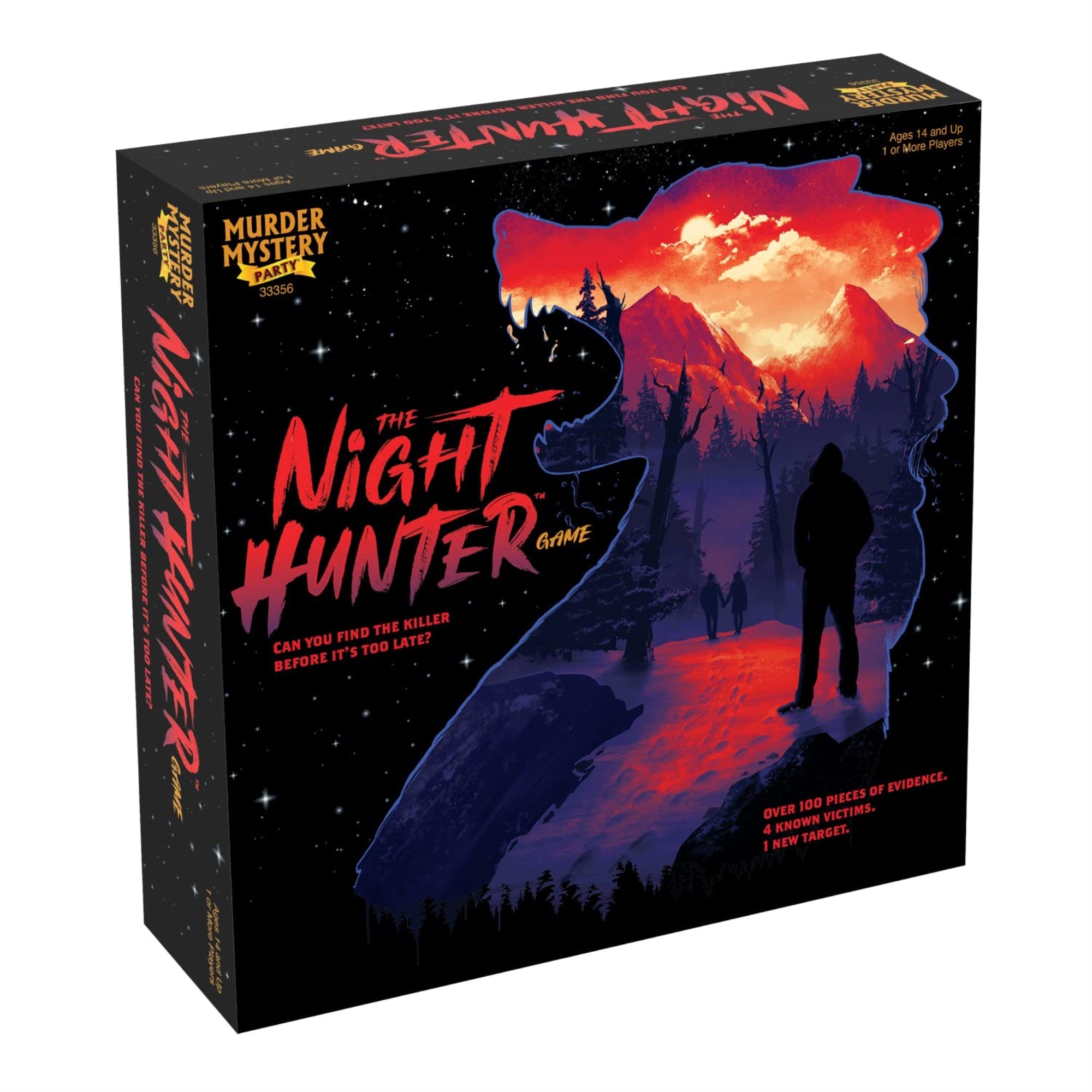 Murder Mystery Party, The Night Hunter Unsolved Mystery Game, For Ages 14+