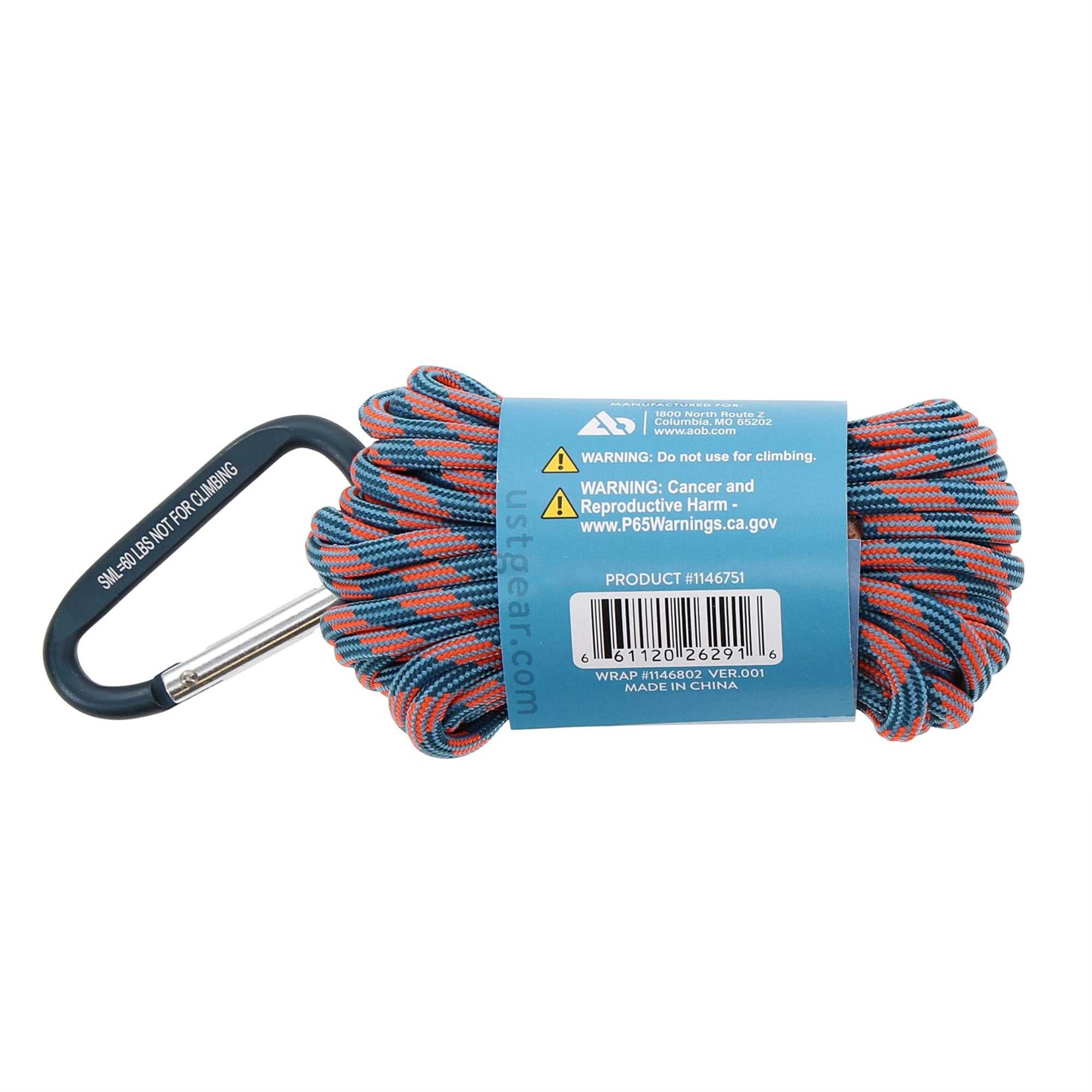2023 Ust, Old Sku 20-02795, Paratinder 30Ft, Orange/Gray, Blister