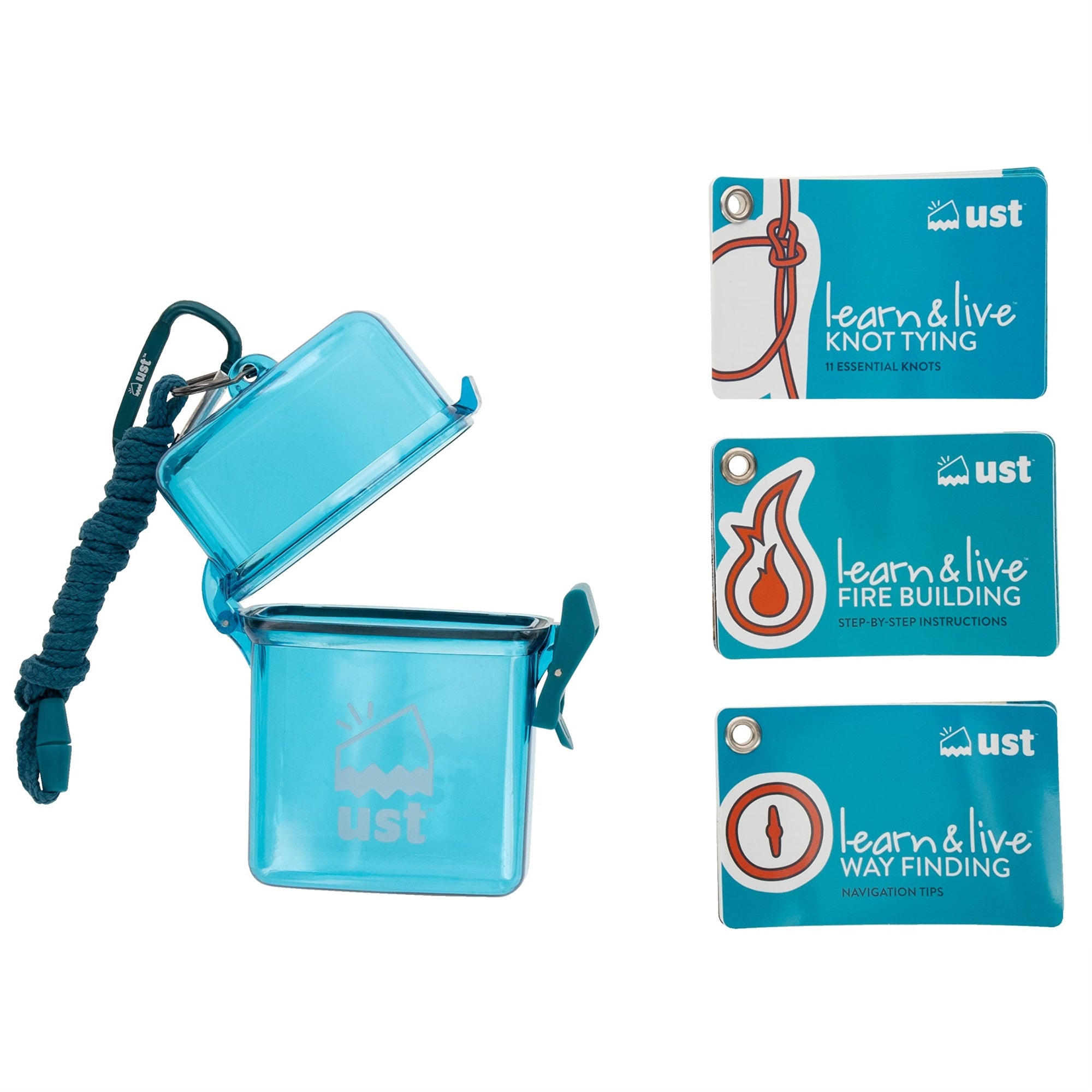 2023 Ust, Old Sku 20-02752, Learn & Live Cards Outdoor Skills Set, Hang Sleeve