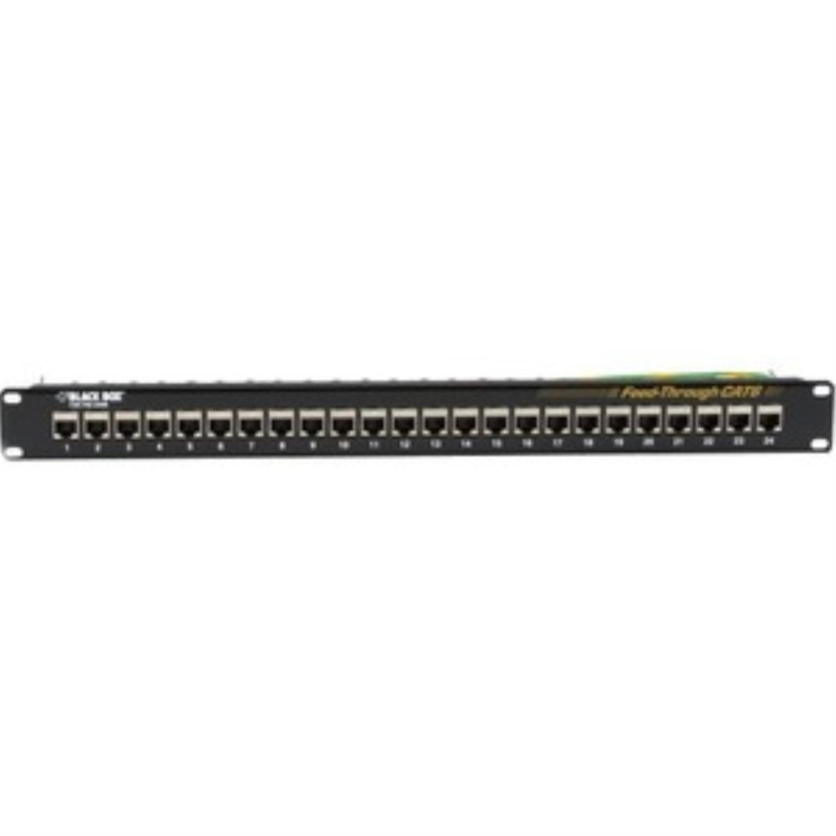 Cat6 Patch Panel Feed-Through 1 U Shielded 24-Port