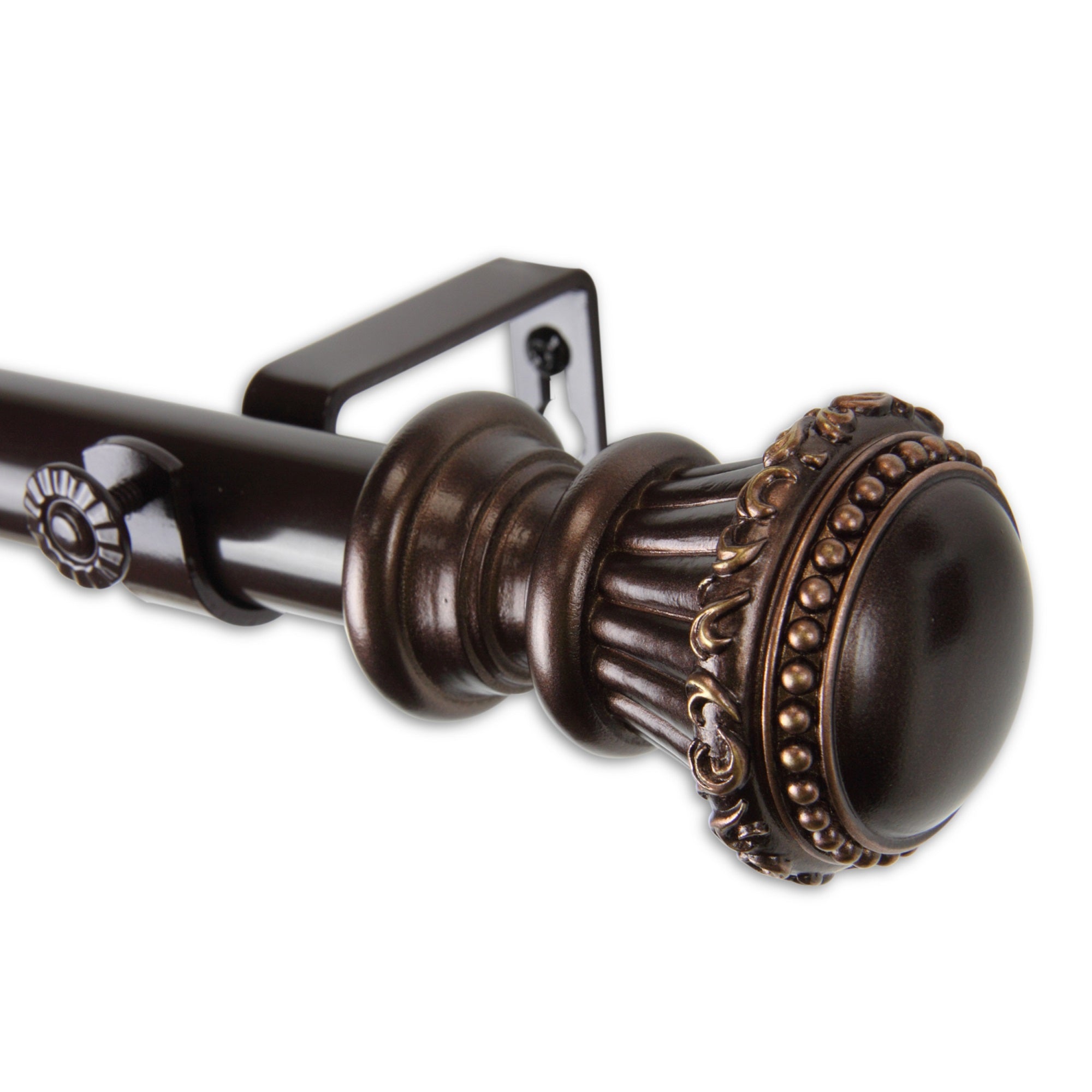 Sansa Curtain Rod 1″ OD 48-84 inch  - Bronze