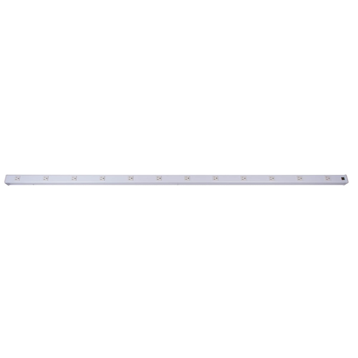 6' White Outlet Bar 12 Outlet 6'Lead 15A