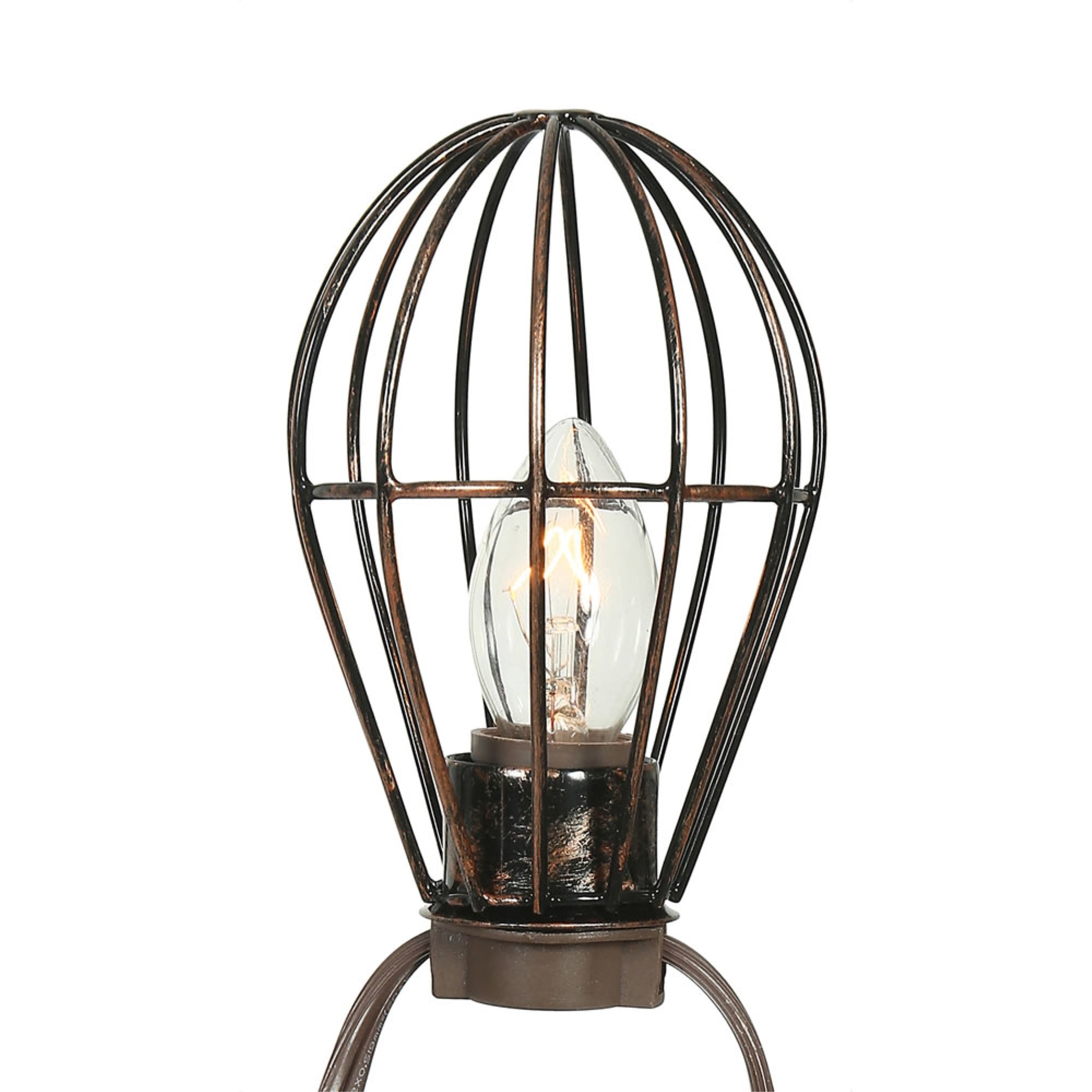 10Lt C7 Metal Lamp Cage Set 24”Sp 20'L