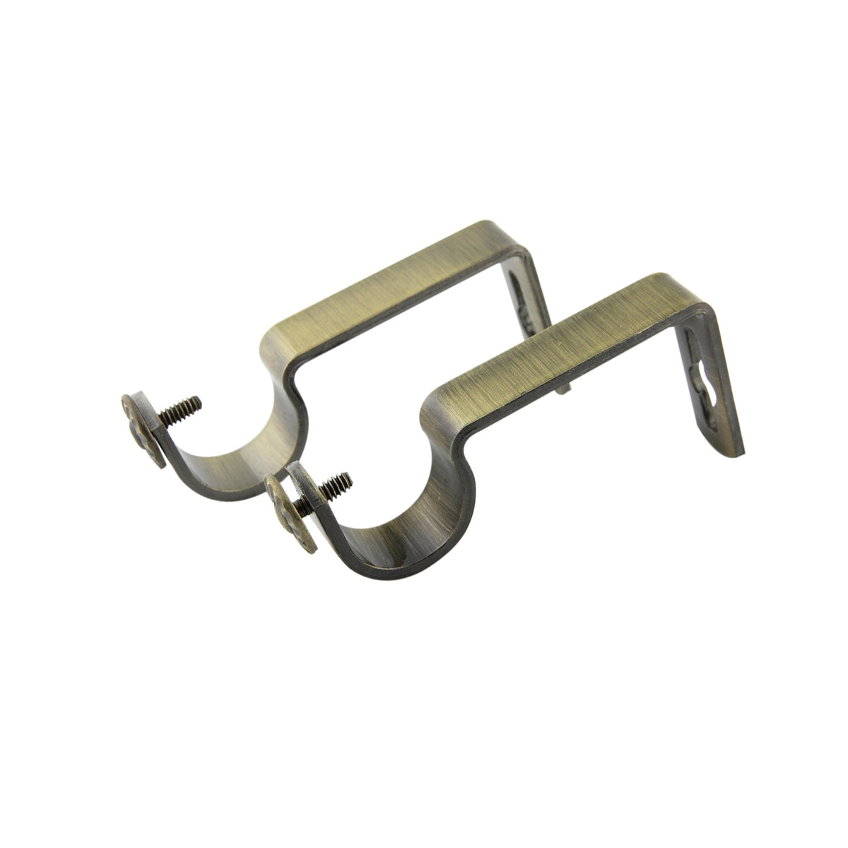 Heavy Duty 1 Inch Wall Bracket - Antique Brass