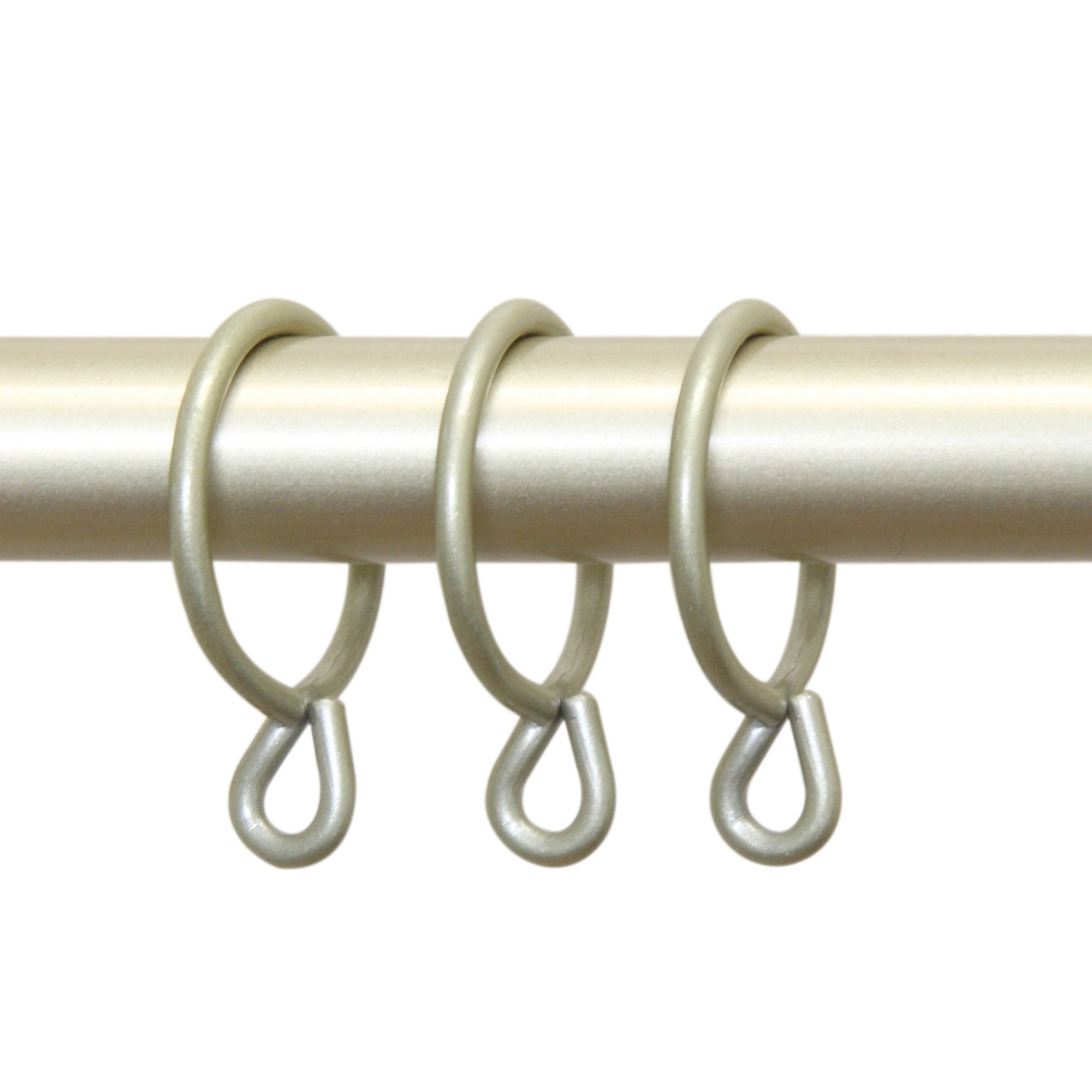Decorative 1-3/8 Inch Ring With Eyelett (Set Of 10) - Light Gold