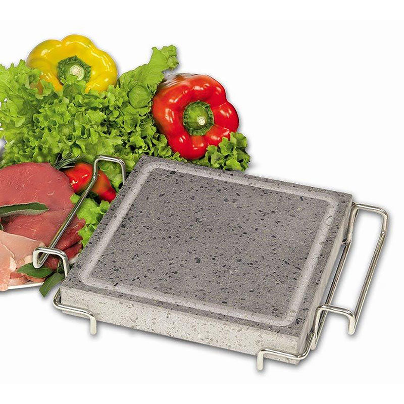 Convivio Volcanic Cooking Stone - Square-8.25