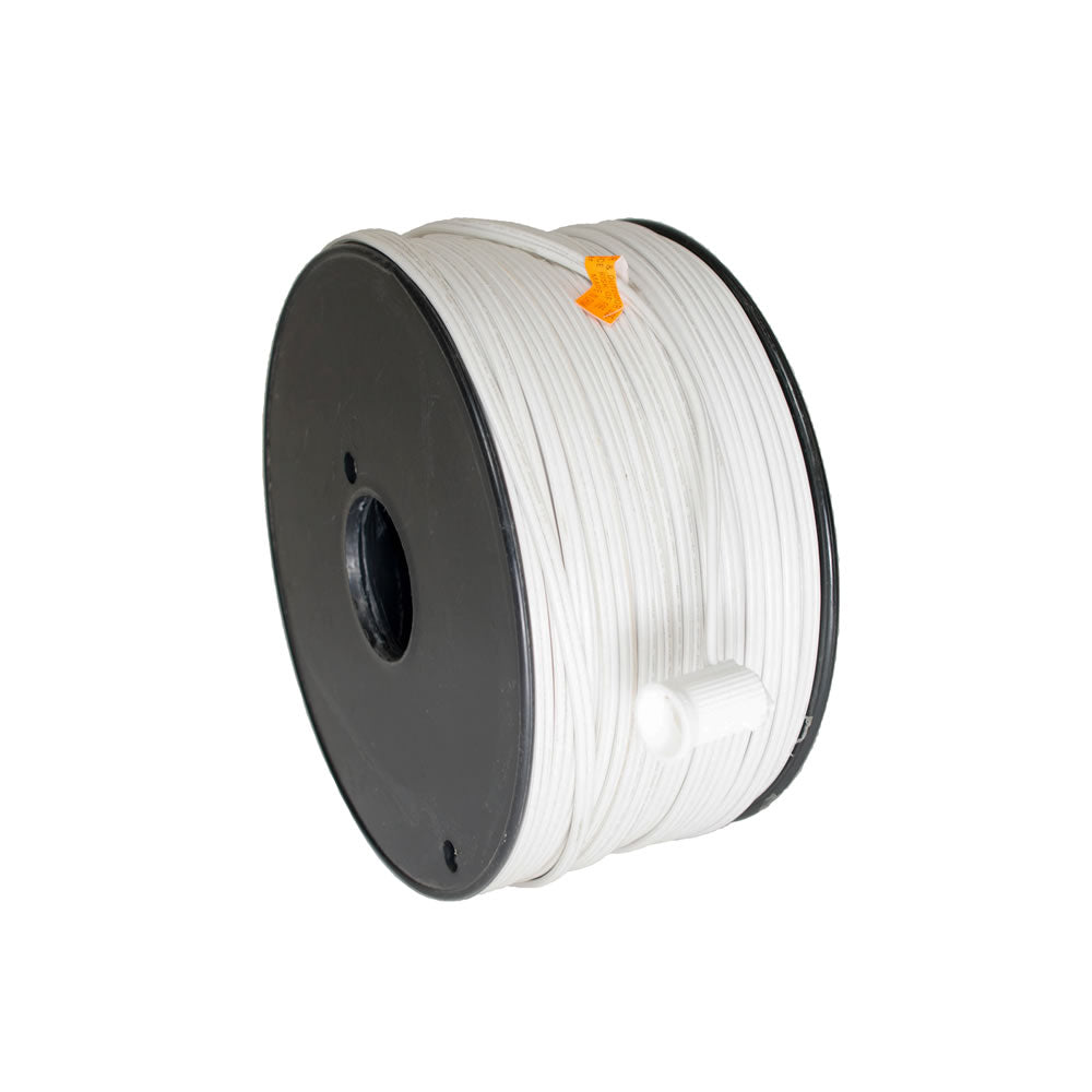 Vickerman 500' White 18ga SPT1 Wire Only Spool - V471971