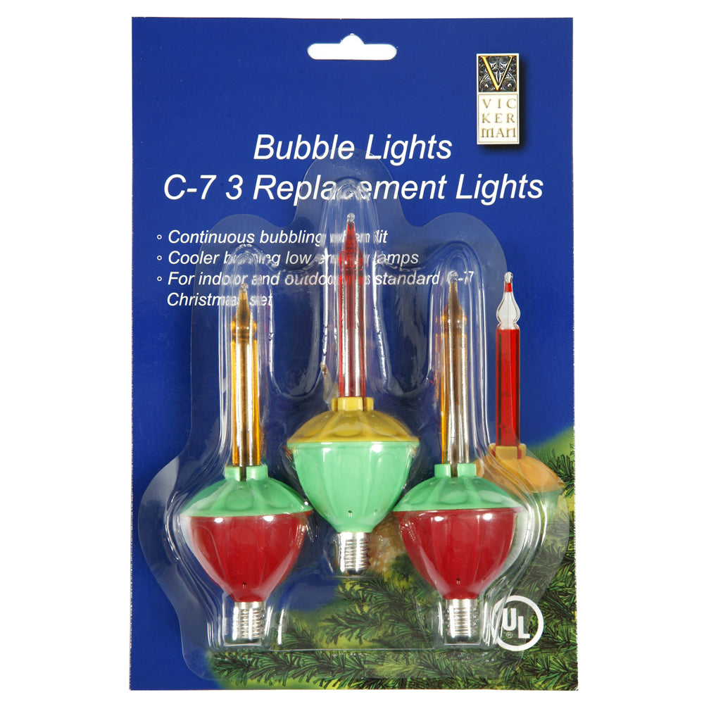 Vickerman C7 Multi Bubble 5 watt Repl. Bulbs 3 Pak - V490773