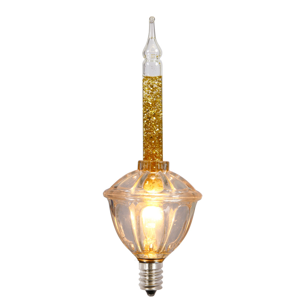 Vickerman C7 Gold Glitter Bubble 3Pk Repl Bulb - V490775