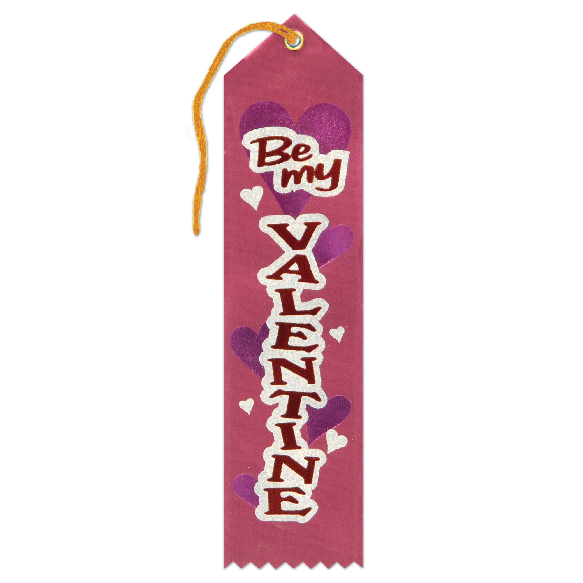 Be My Valentine Award Ribbon, (Pack Of 6)