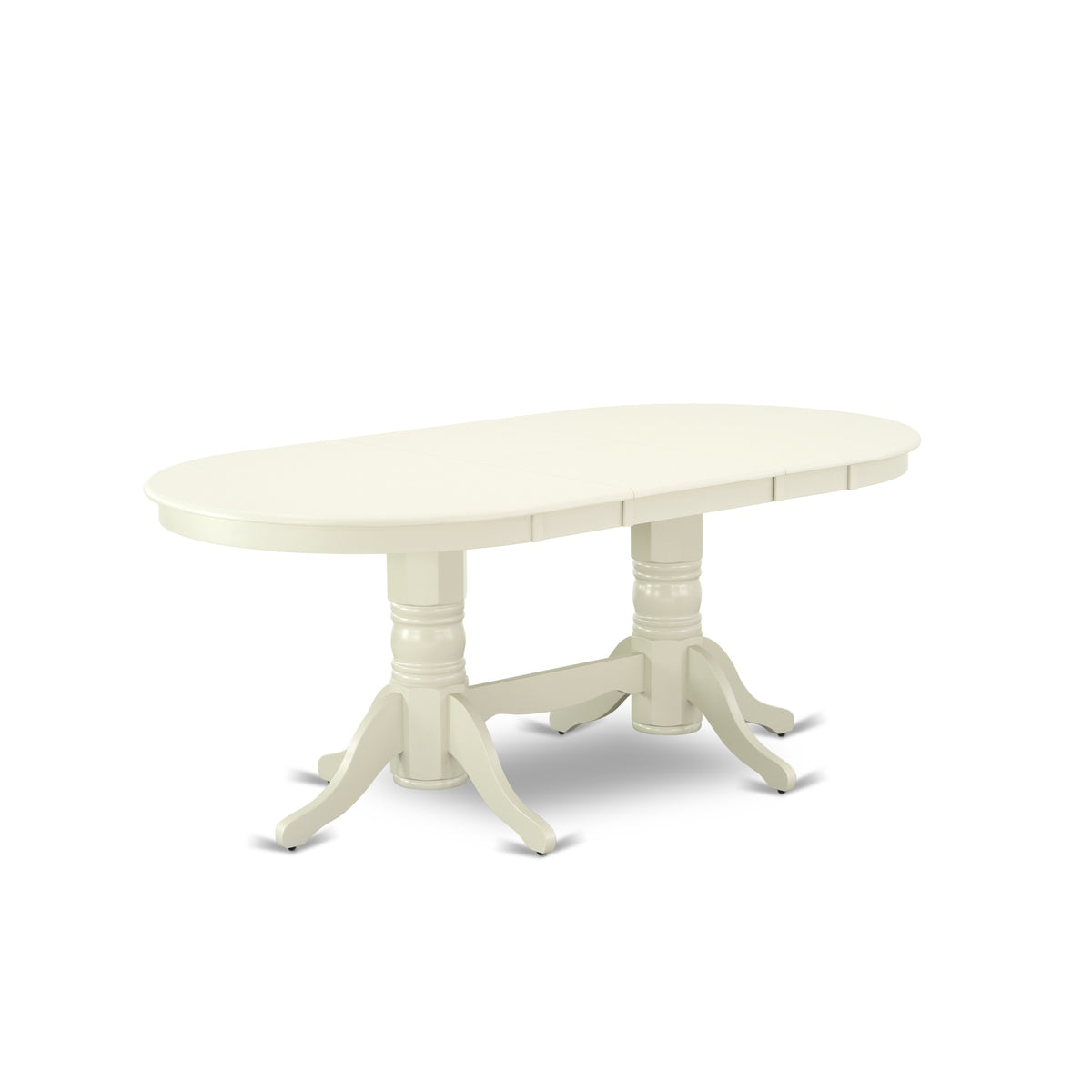 Vawe5-Lwh-W 5 Pc Dining Set , Self-Storage Butterfly Leaf , Linen White Finish , Wooden Chairs , Asian Hardwood , Table: 59/76.3'L X 40'W X 30'H , Chairs: 23'L X 18'W X 39'H , Includes Oval Table & 4 Chairs