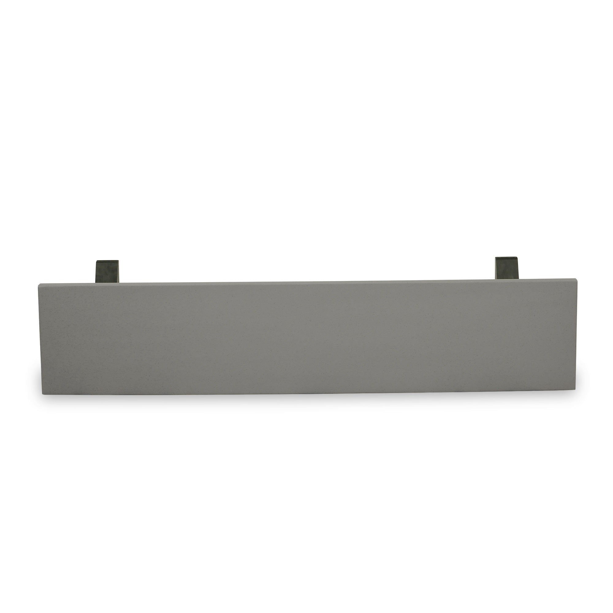 V-Style 15X72 In Dining Bench With Wirebrushed Black Leg And Cement Top Finish