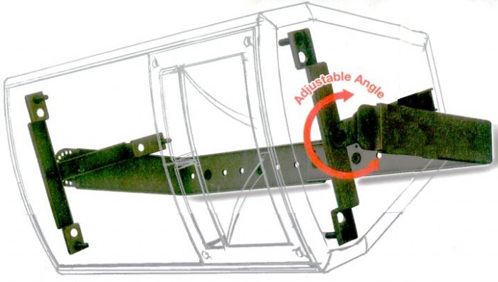 Heavey Duty Professional Adjustable Speaker Mounting Bracket System Ideal For Dj Tech Vegas Speakers & Similar