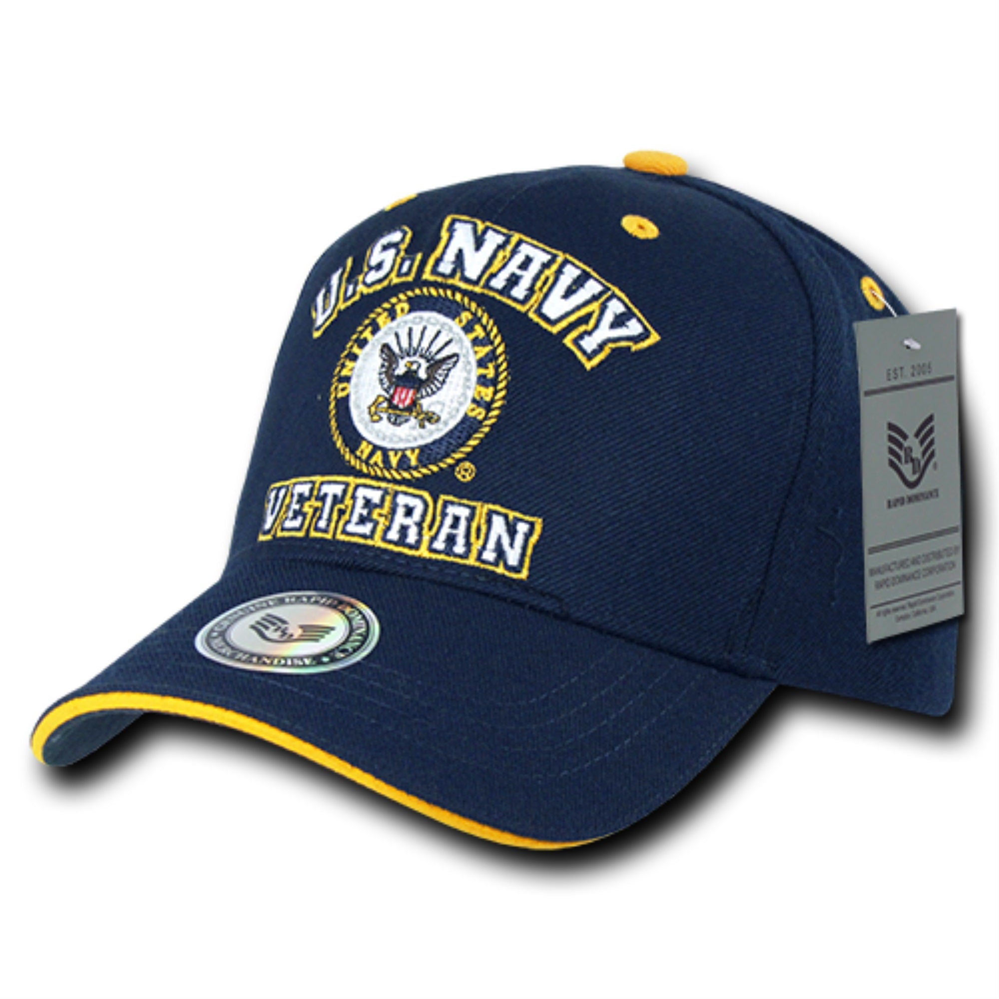 'Veterans' Caps, Navy, Navy