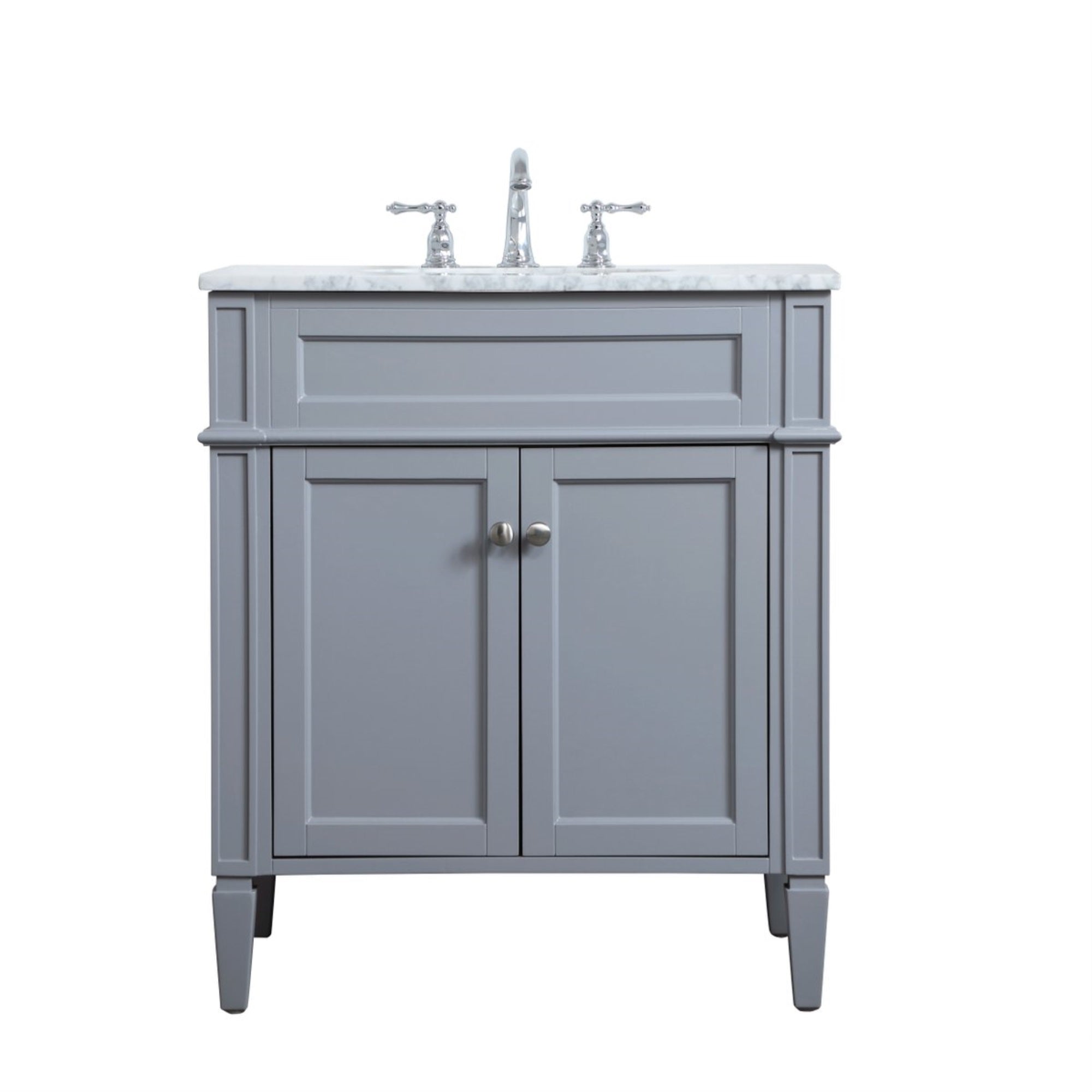 30 Inch Single Bathroom Vanity In Grey