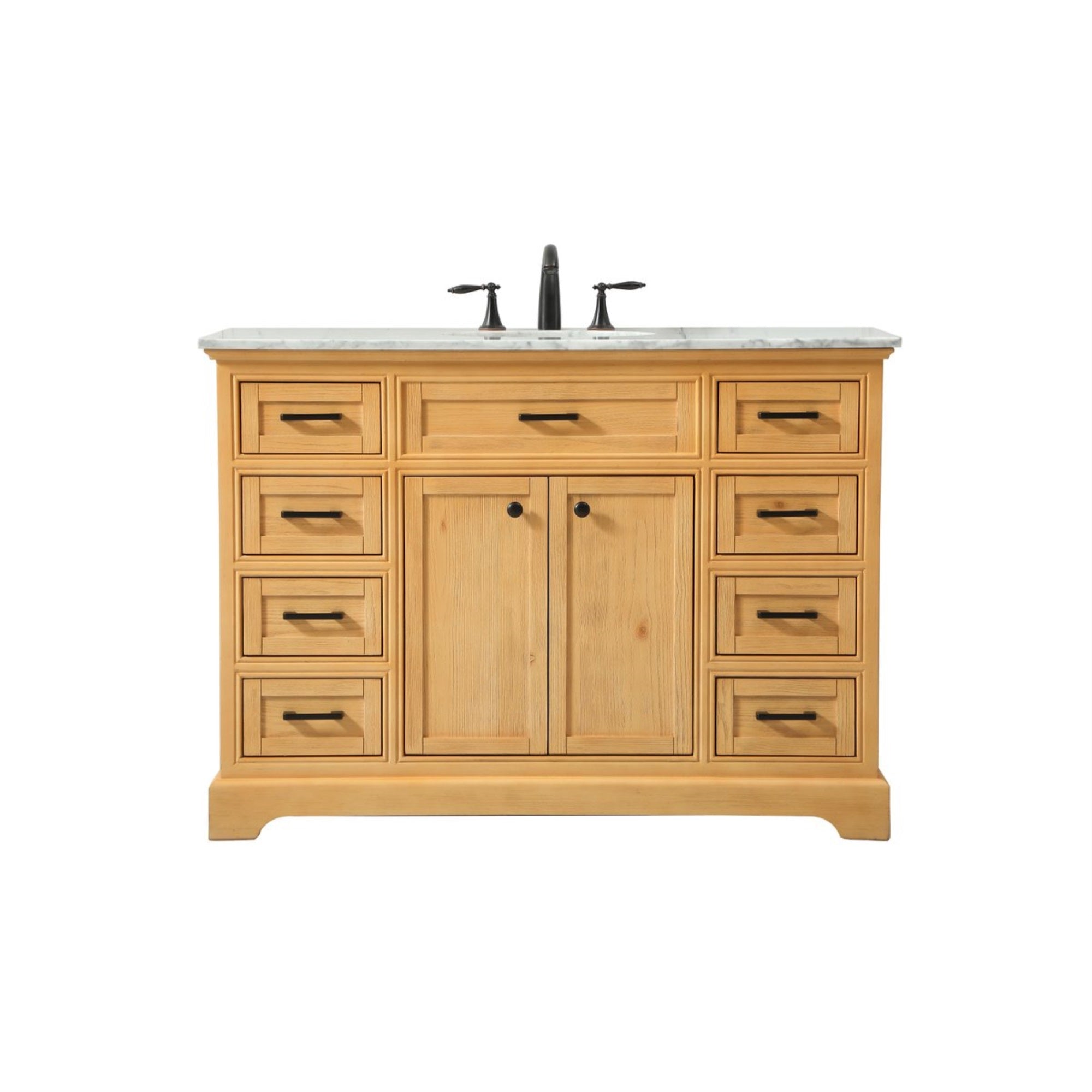48 Inch Single Bathroom Vanity In Natural Wood