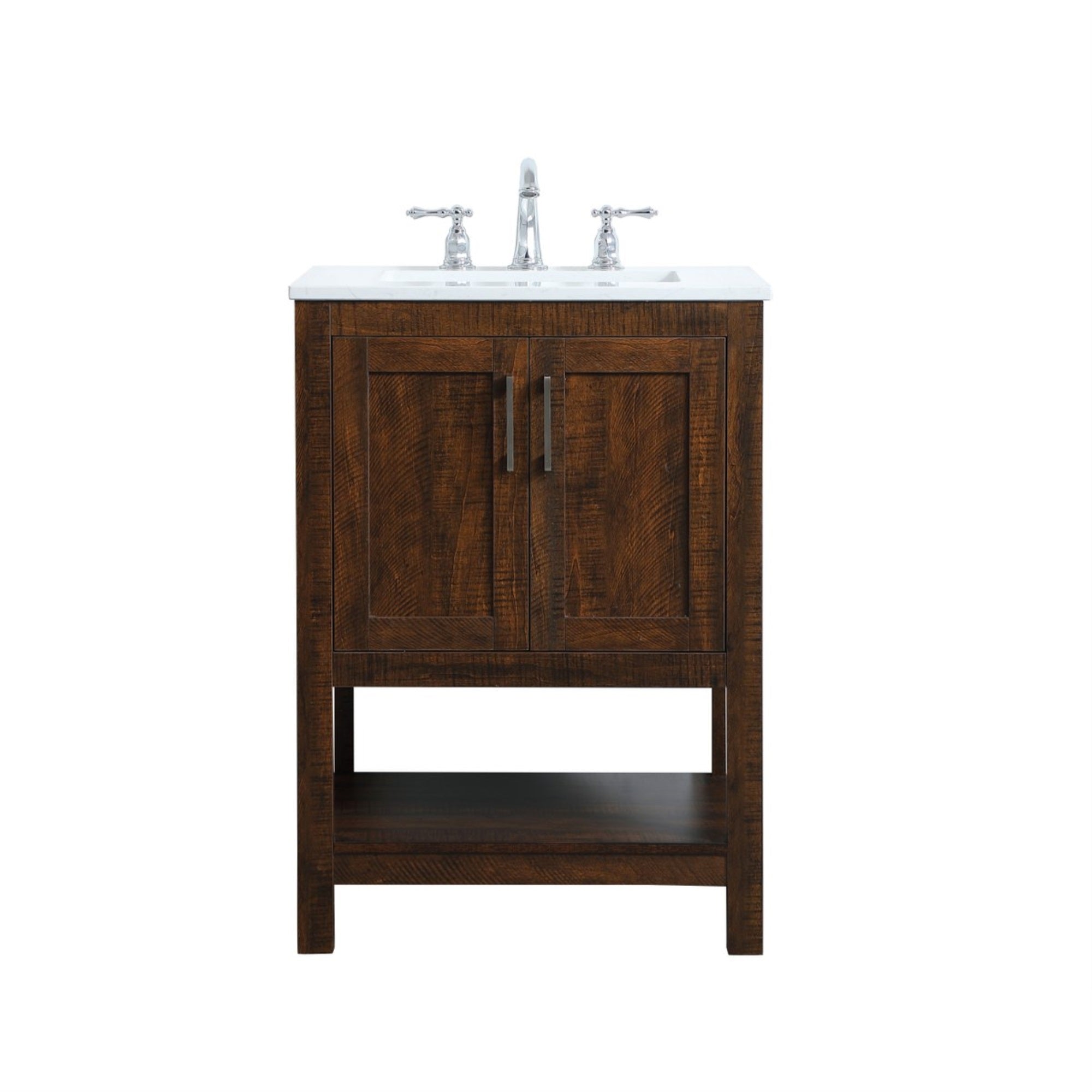 24 Inch Single Bathroom Vanity In Espresso
